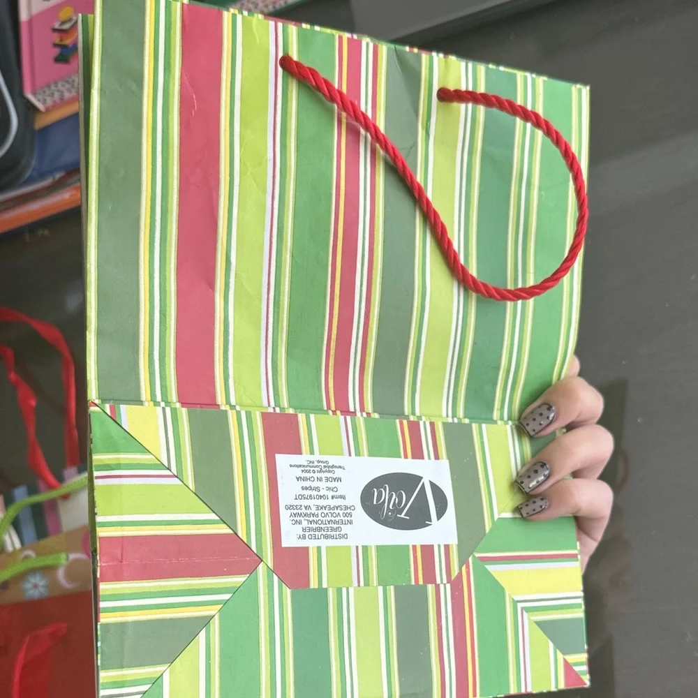 Colorful Gift Bags for Parties ( total of 6)